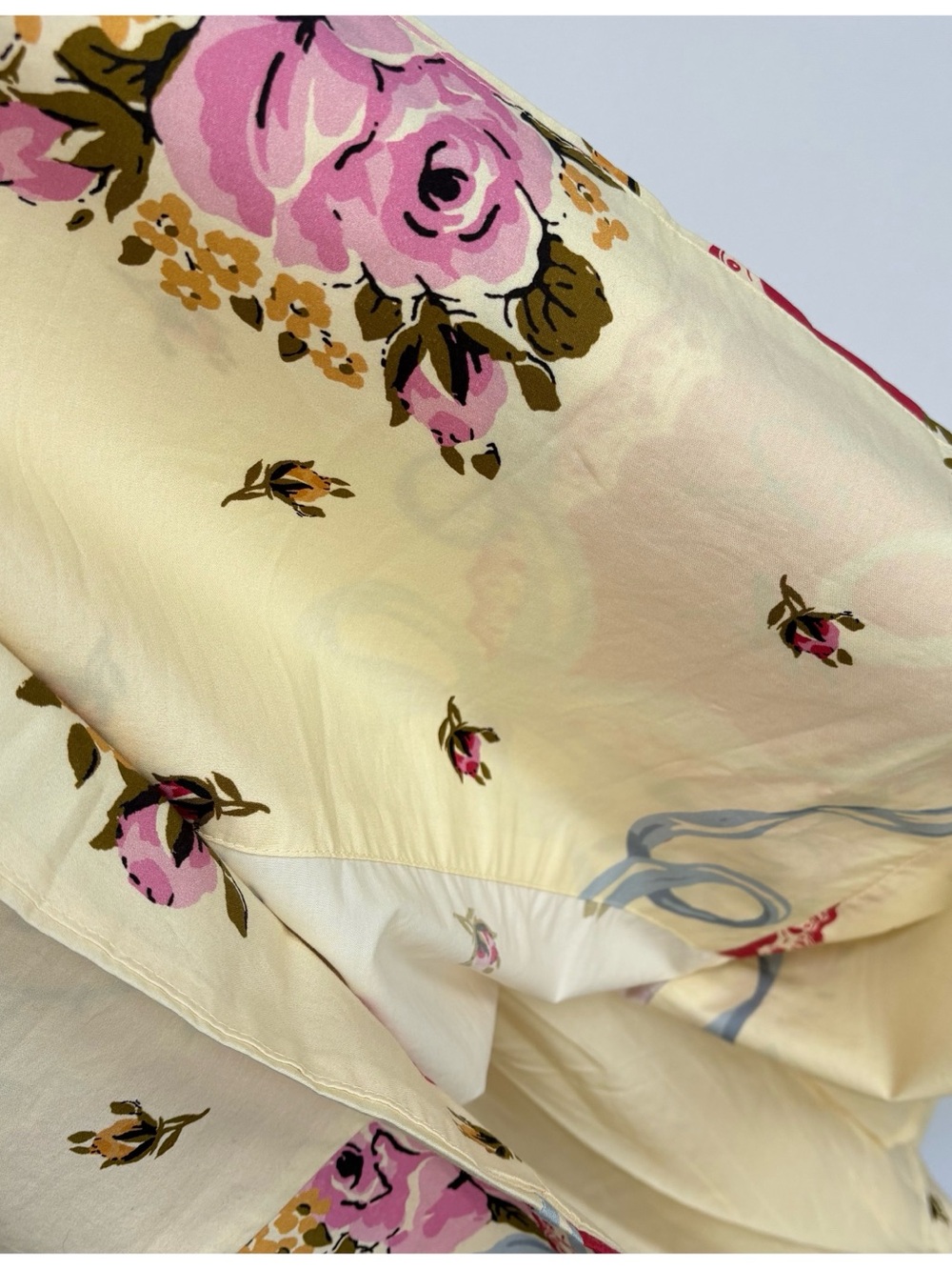 NWT Anthropologie Maeve Jacie Poplin Vintage Heart Floral Print Maxi Skirt S - Picture 16 of 17
